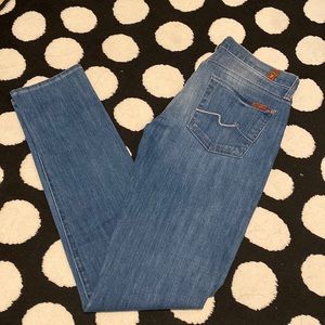 7 for all Mankind skinny leg jeans NWT 28